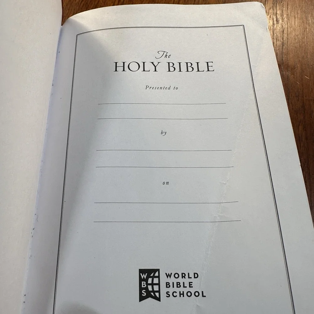The Bible NASB World Bible School Study Edition WBS Christianity Religious Jesus